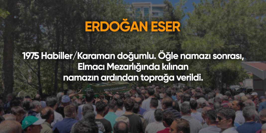 Konya'da bugün vefat edenler | 12 Şubat 2025 8